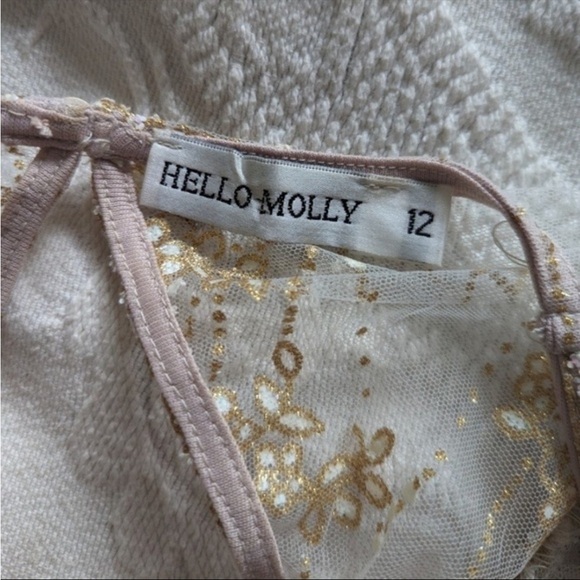 Hello Molly Gold on the Ceiling Sparkle Dress - Picture 10 of 11